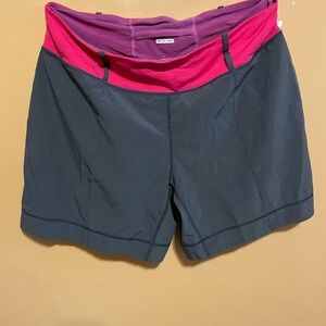 lululemon athletica Black and Pink Athletic Shorts